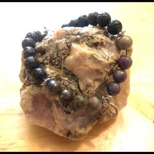 Homemade high quality Lava Stone diffuser Bracelet